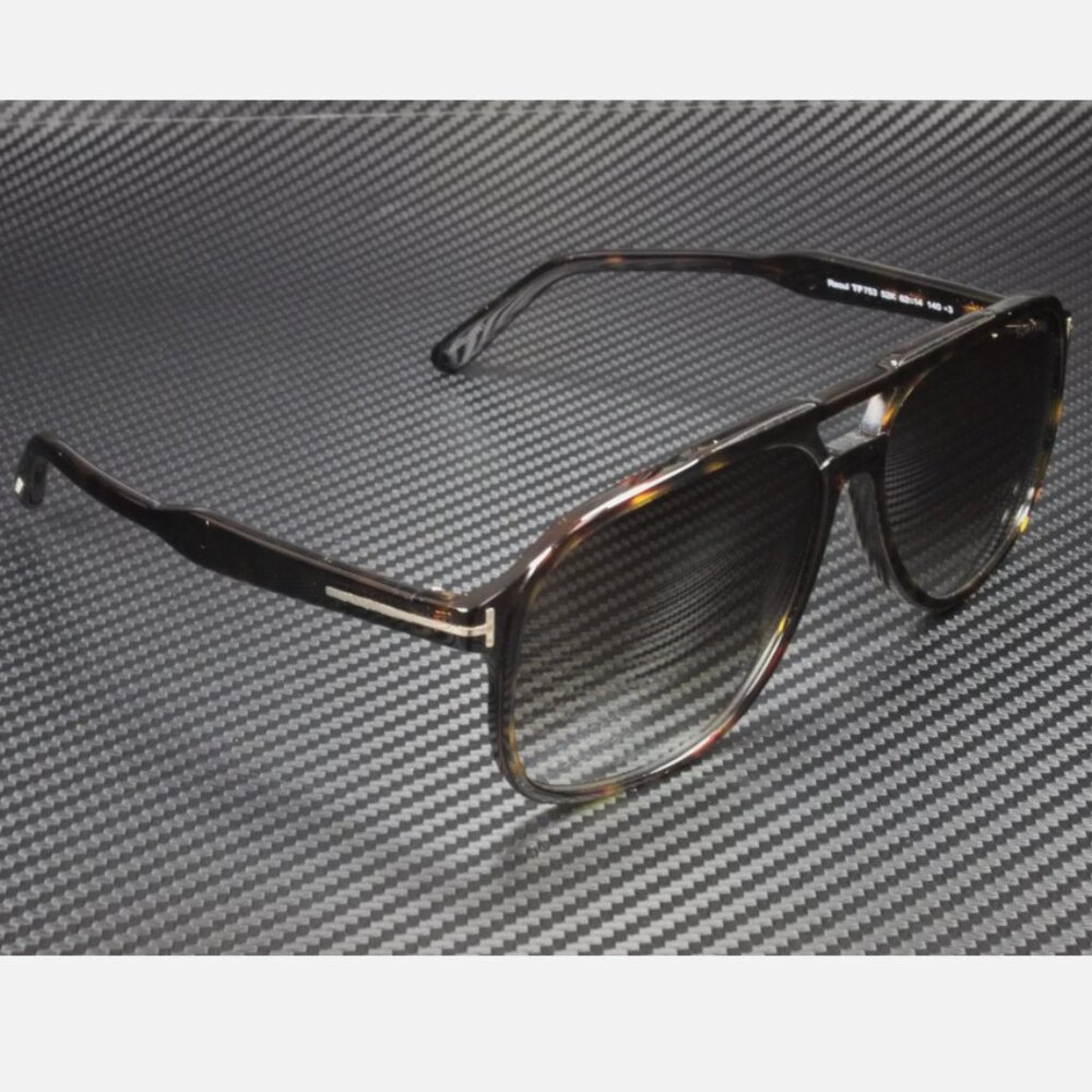 SALE! TOM FORD DARK HAVANA 62MM MEN'S SUNGLASSES